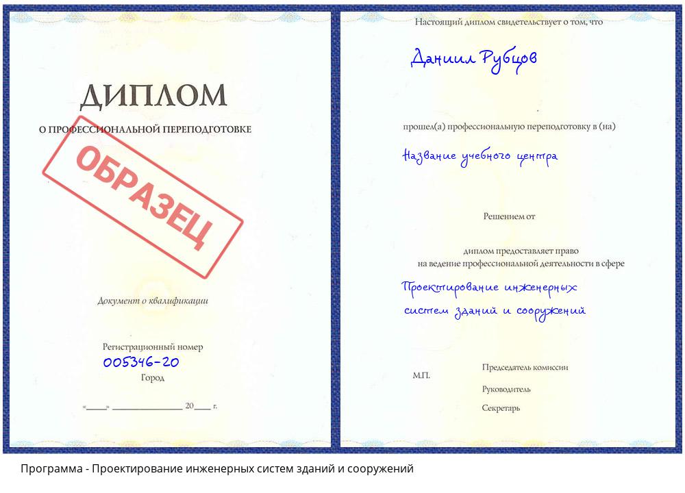 Проектирование инженерных систем зданий и сооружений Снежинск